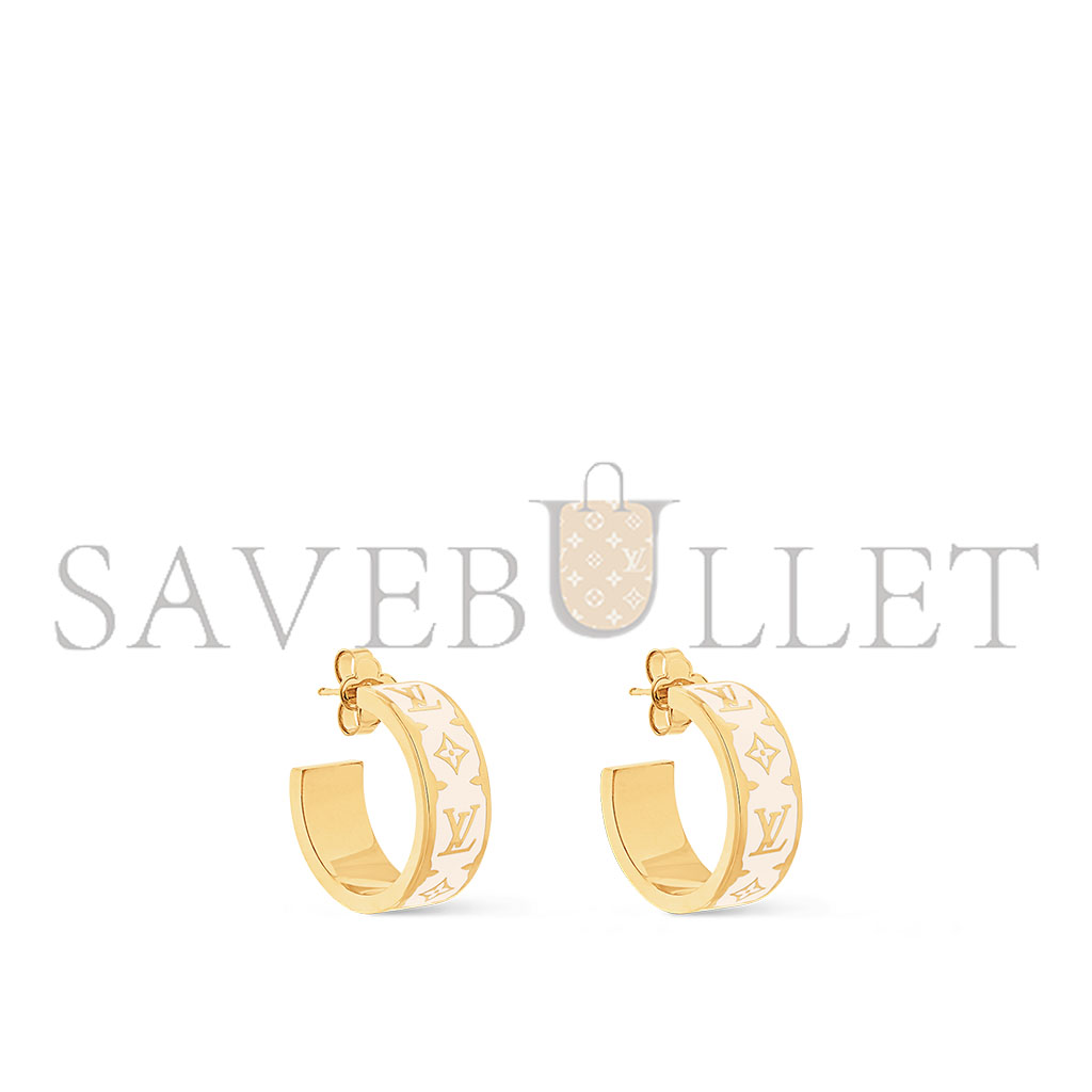 l**is V*t*n nanogram enamel earrings m01830